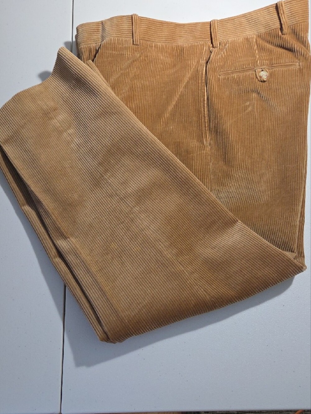 Rare Polo by Ralph Lauren Men's Corduroy Pants in Camel Brown